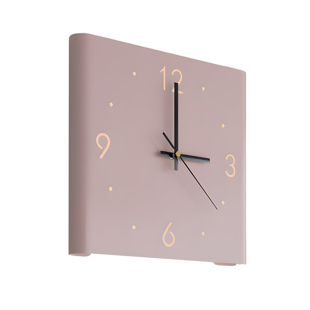 Minimalist Backlit Clock Fixture | Ormexis