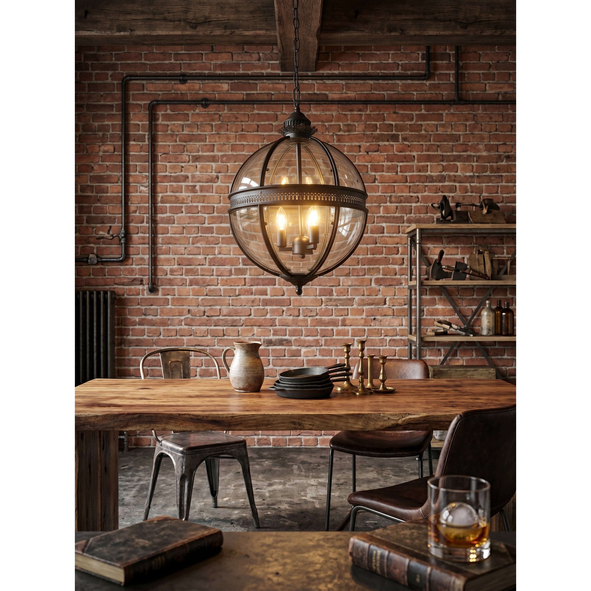 Palatial Glass Pendant Light | Ormexis