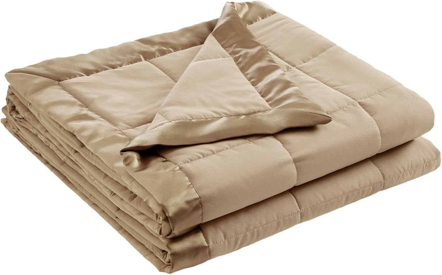 Coperta leggera morbida della collezione Windom con bordo in raso