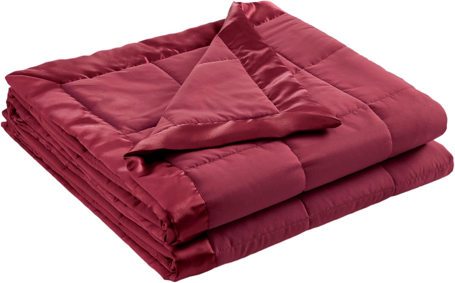 Coperta leggera morbida della collezione Windom con bordo in raso