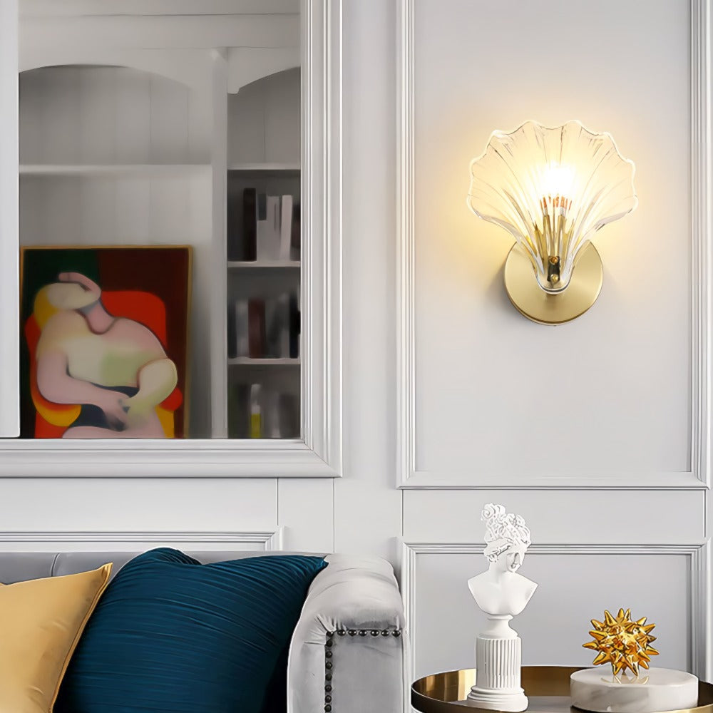 Art Nouveau Shell Wall Sconce | Ormexis