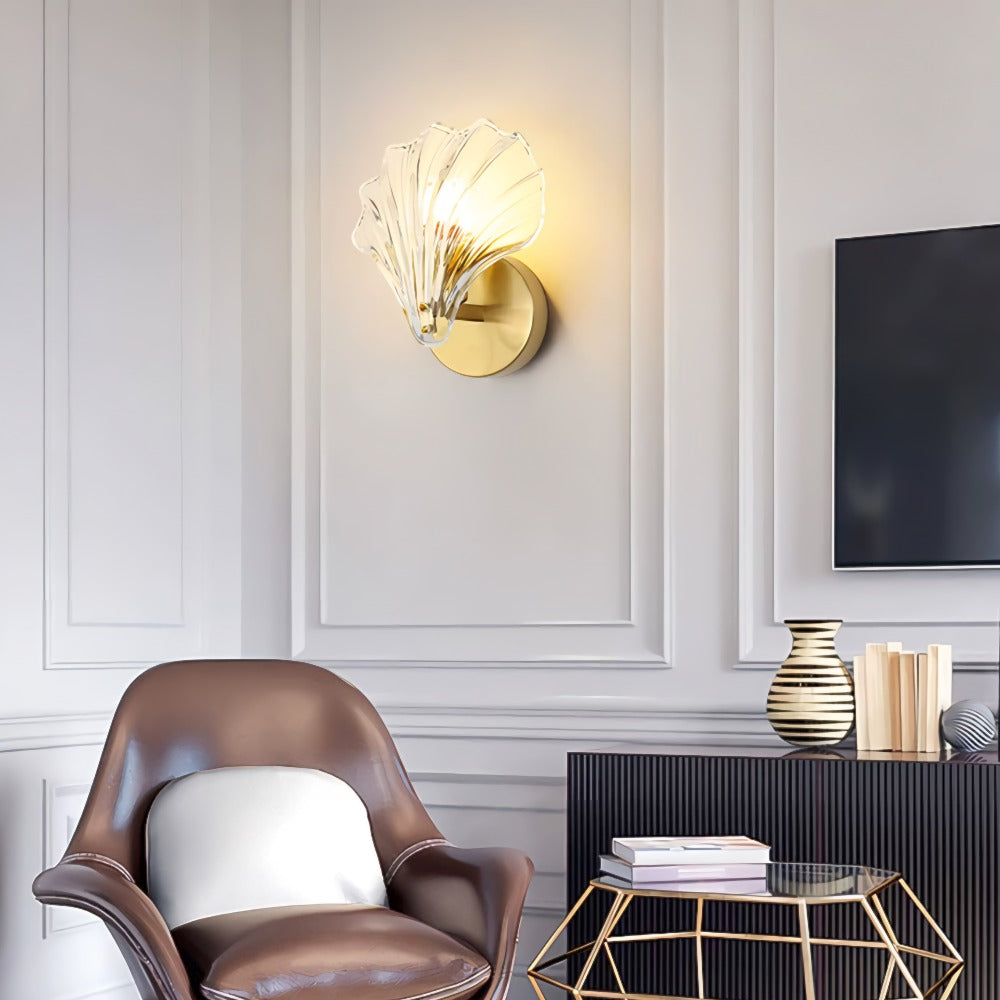 Art Nouveau Shell Wall Sconce | Ormexis