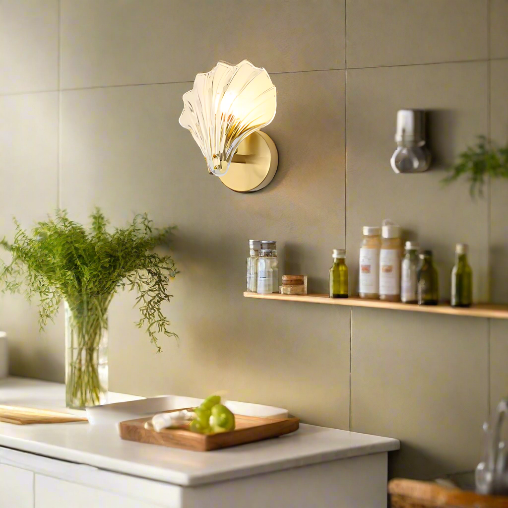 Art Nouveau Shell Wall Sconce | Ormexis