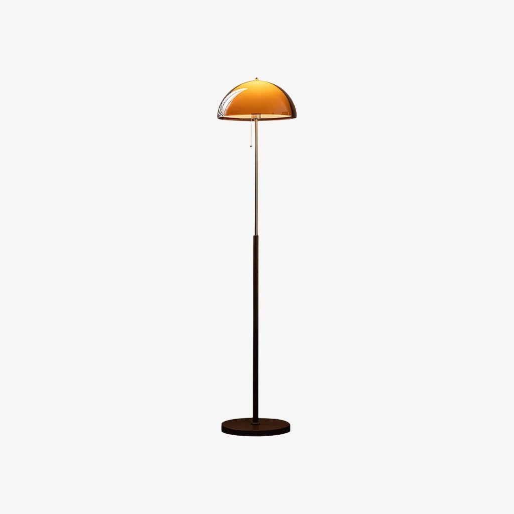 Podłogowa lampa z kloszem kopułowym i łańcuszkiem | Ormexis