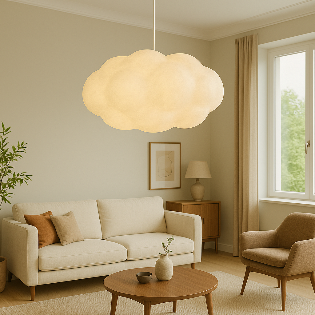 Suspension nuage sculptée scandinave | Ormexis