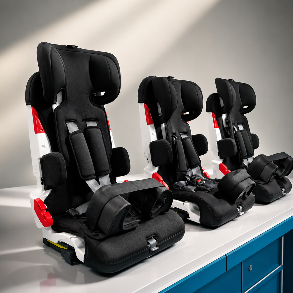 Adjustable Kids Booster Seat With Ergonomic Support For Ages 3 To 12