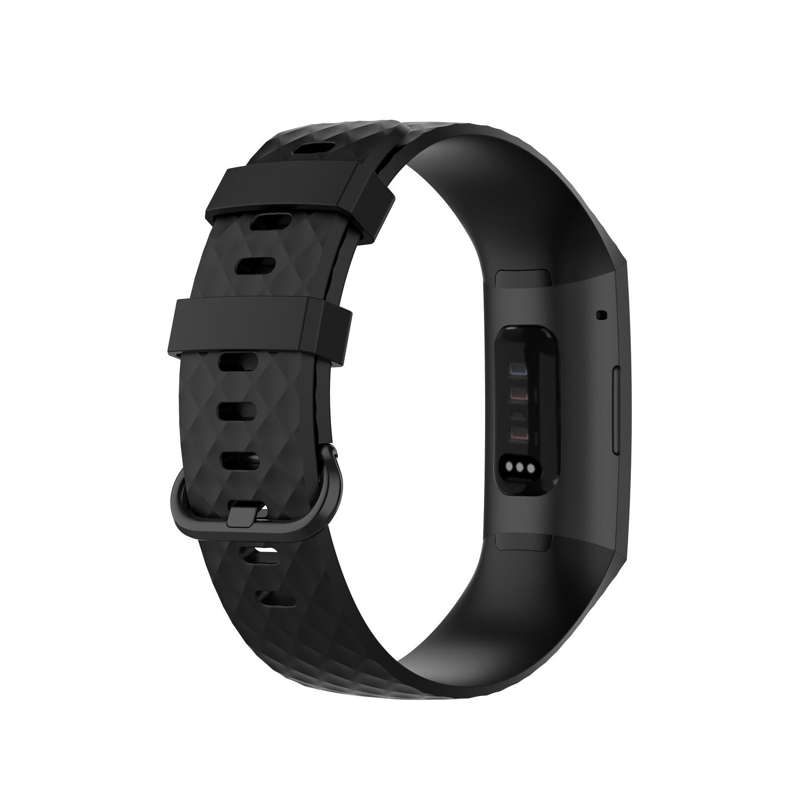 Czarny pasek silikonowy zamienny do Fitbit Charge 3