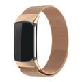 Elegantes Mailänder Armband in Roségold für Fitbit Charge 6