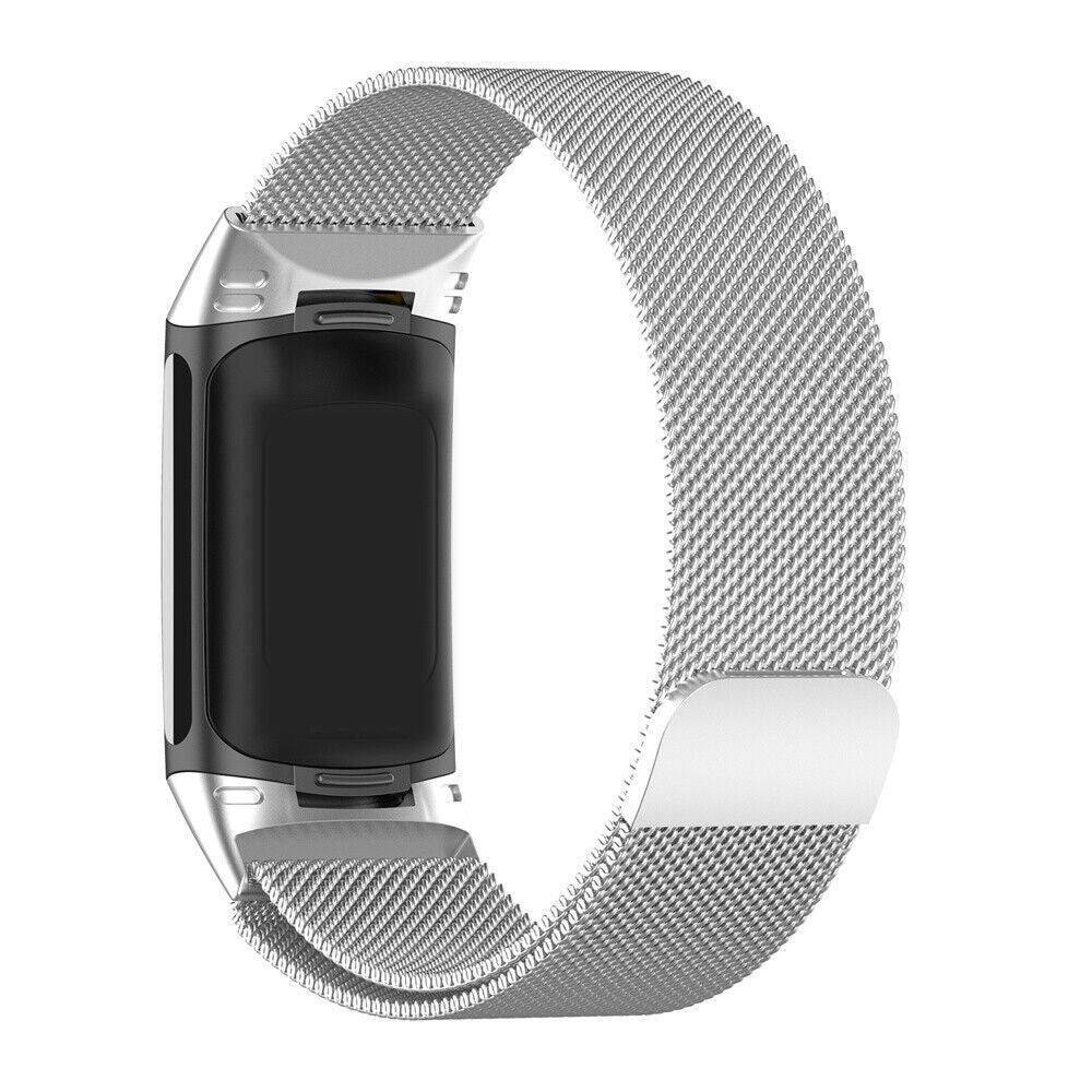 Fitbit Charge 6 sølv Milanese-rem for daglig bruk
