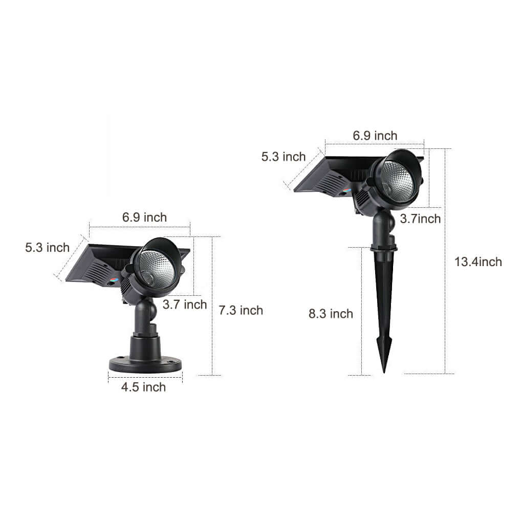 Faretto solare da giardino con proiezione | Ormexis