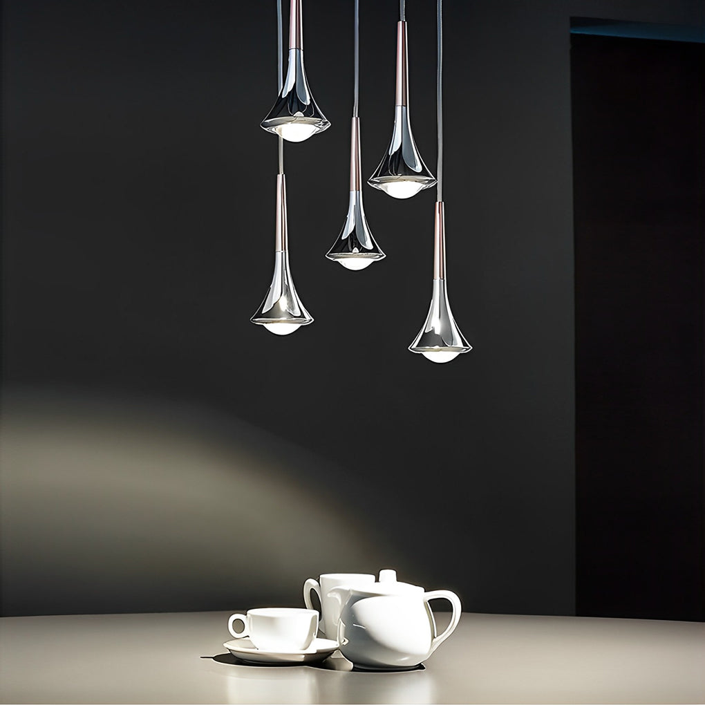 Chrome Teardrop Mini Pendant Light | Ormexis
