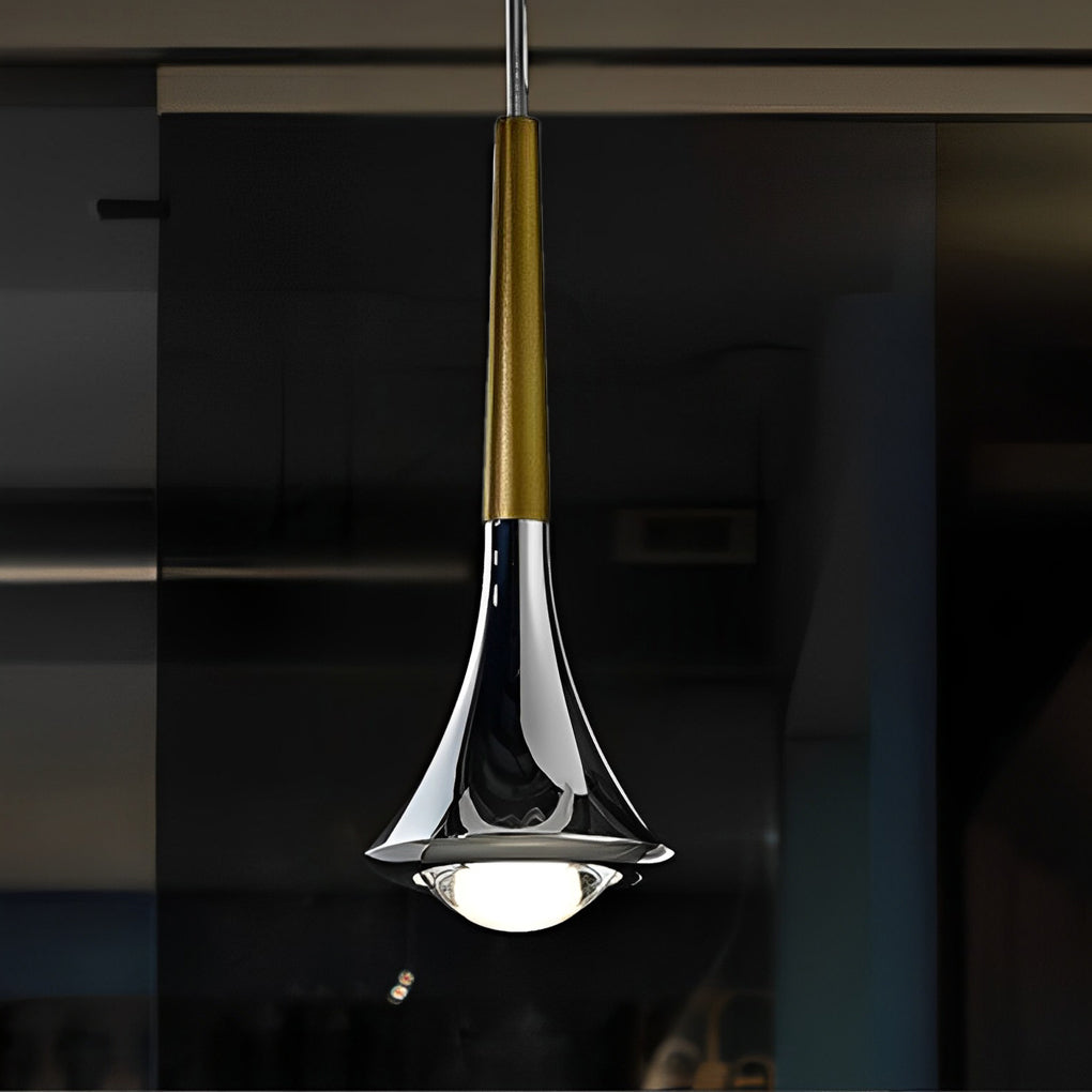 Chrome Teardrop Mini Pendant Light | Ormexis