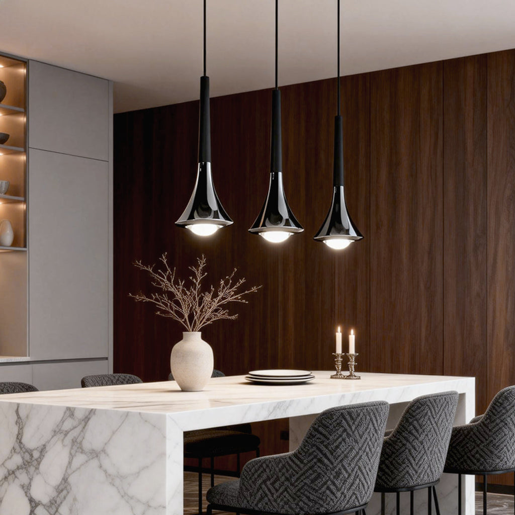 Chrome Teardrop Mini Pendant Light | Ormexis