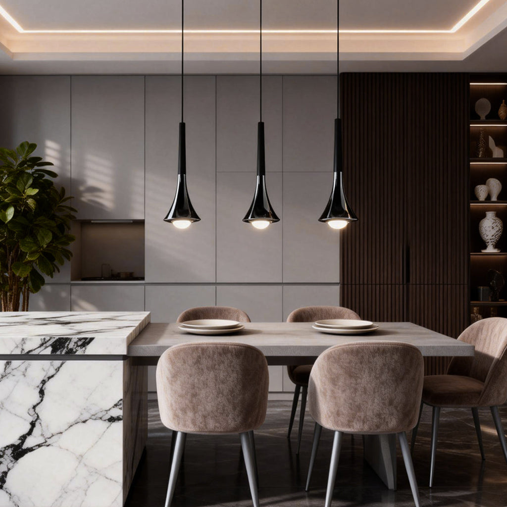 Chrome Teardrop Mini Pendant Light | Ormexis