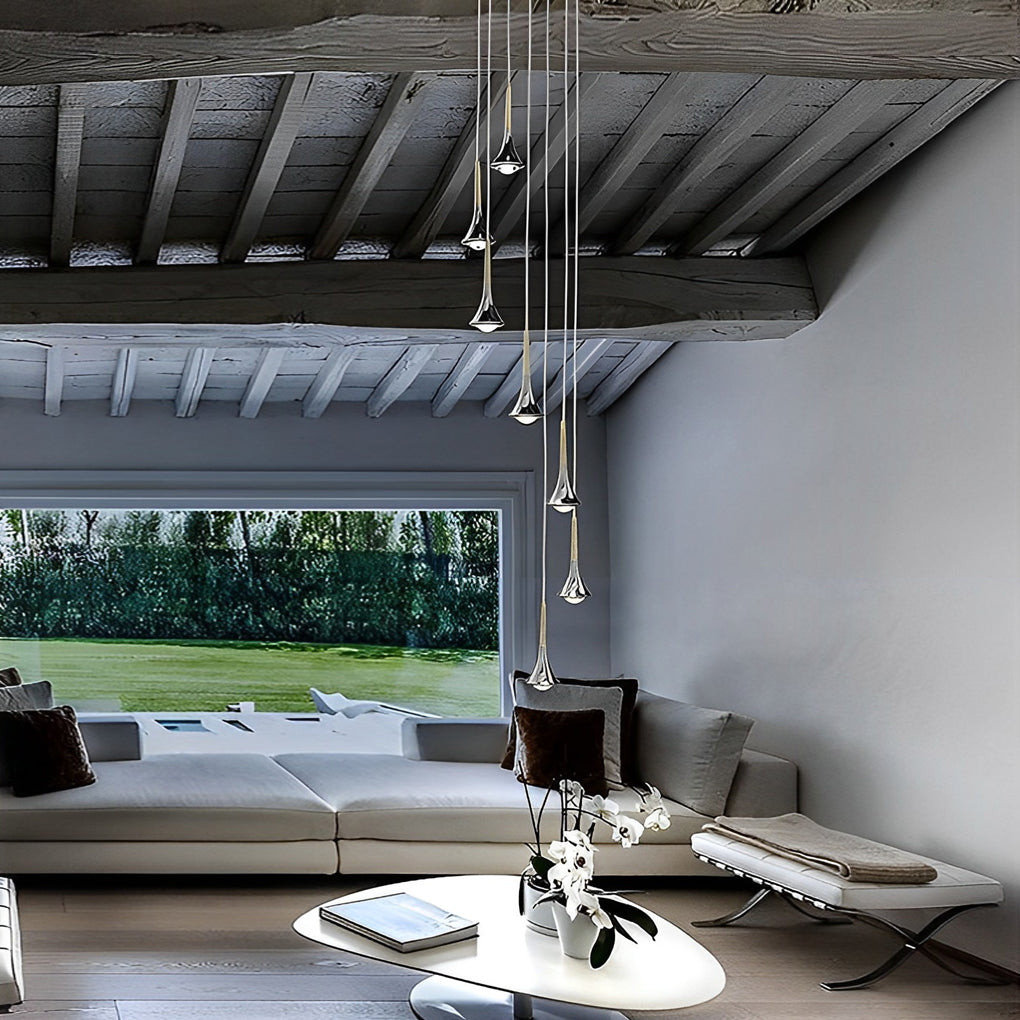 Chrome Teardrop Mini Pendant Light | Ormexis
