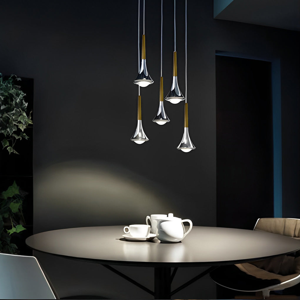 Chrome Teardrop Mini Pendant Light | Ormexis