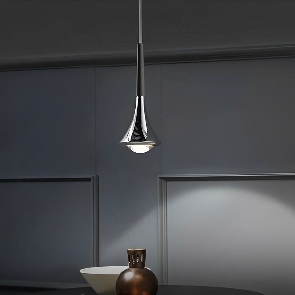 Chrome Teardrop Mini Pendant Light | Ormexis
