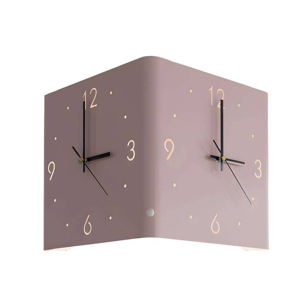 Minimalist Backlit Clock Fixture | Ormexis