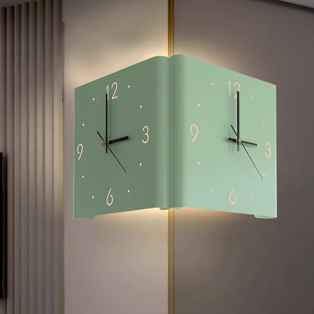 Minimalist Backlit Clock Fixture | Ormexis