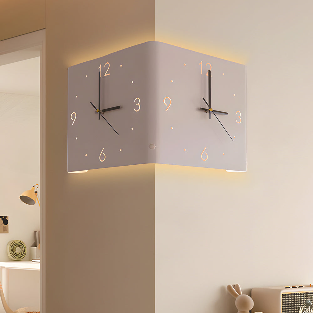 Minimalist Backlit Clock Fixture | Ormexis