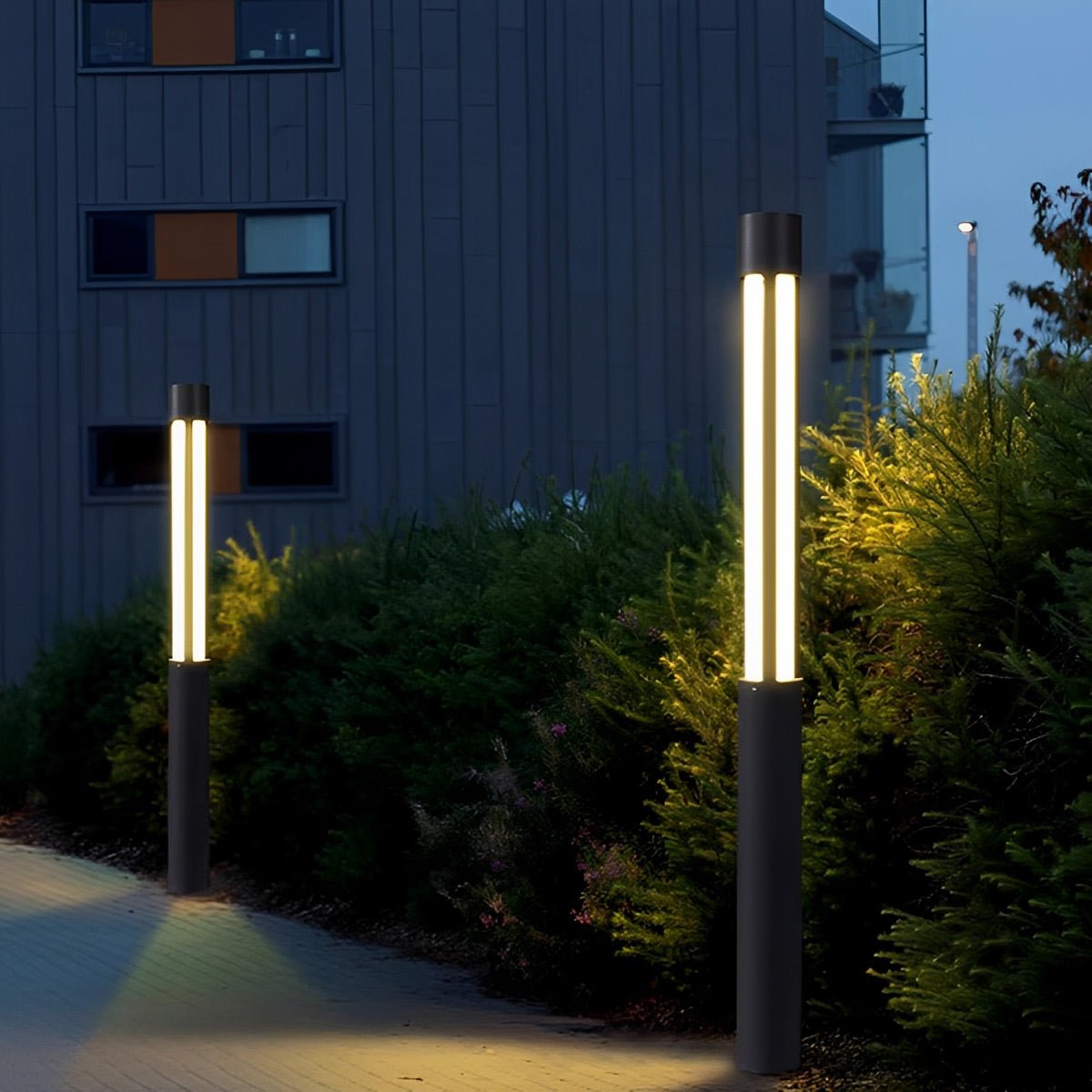 Cylinderformet søjlelampe til stier | Ormexis