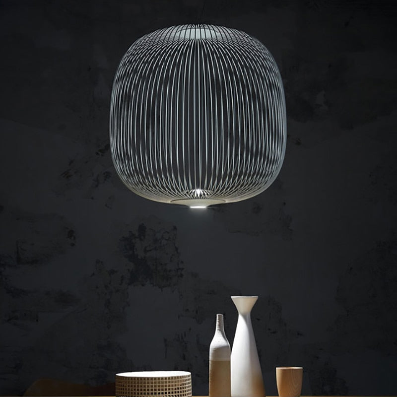 Lyra Spokes hengelampe, taklampe, 52 cm diameter, 200 cm høyde