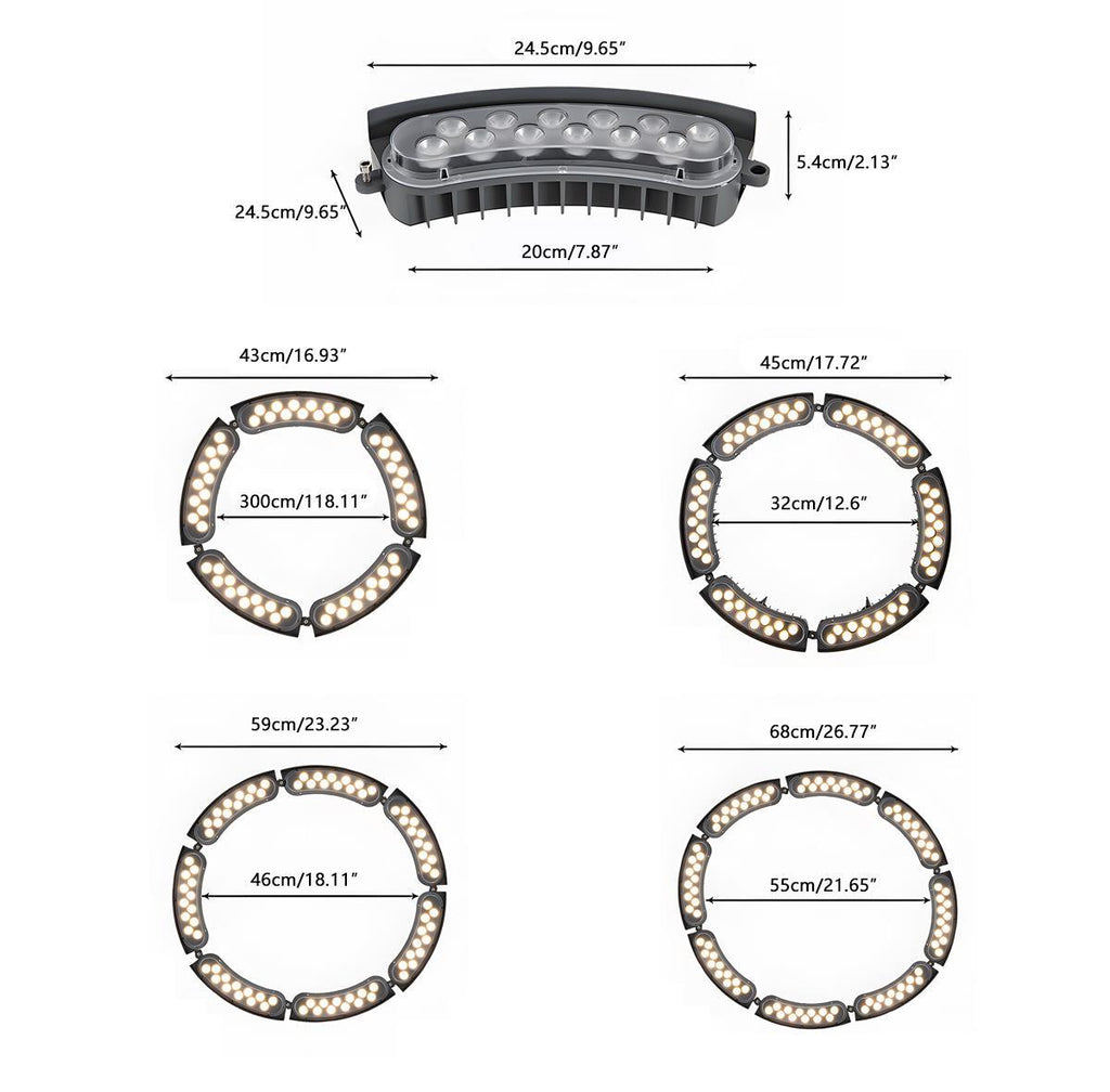 LED Landscape Arc Ring Light | Ormexis