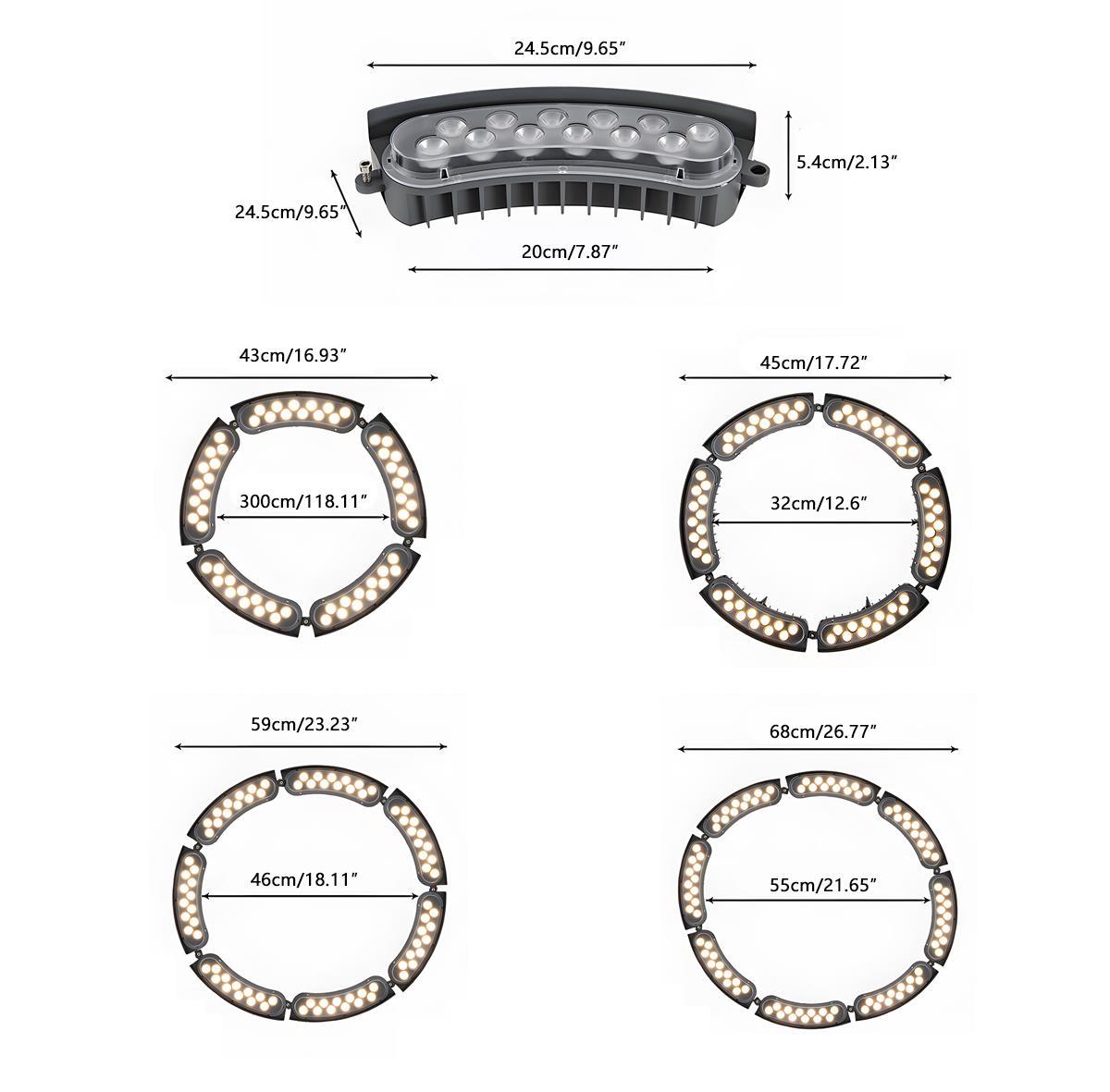 LED Landscape Arc Ring Light | Ormexis