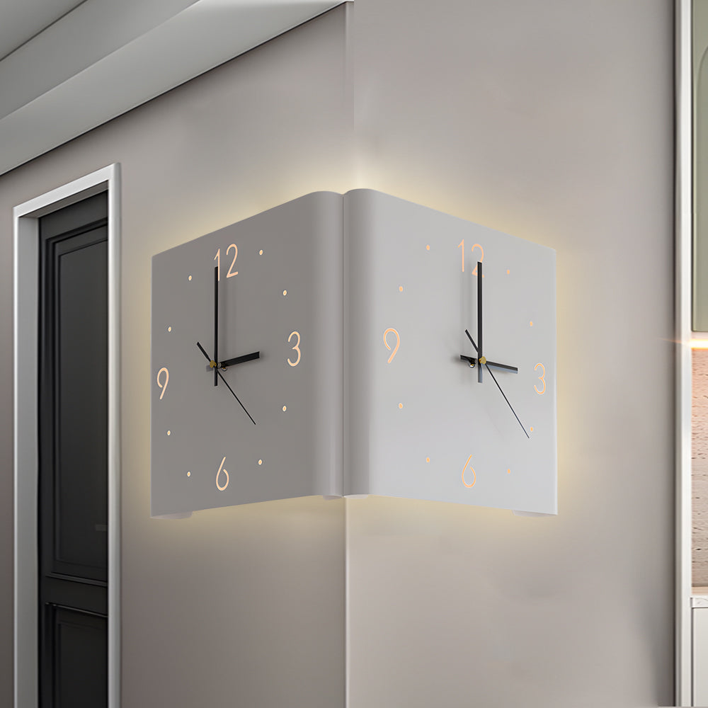 Minimalist Backlit Clock Fixture | Ormexis