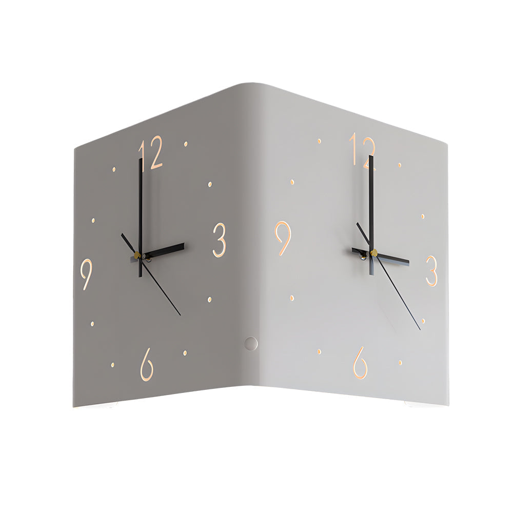 Minimalist Backlit Clock Fixture | Ormexis