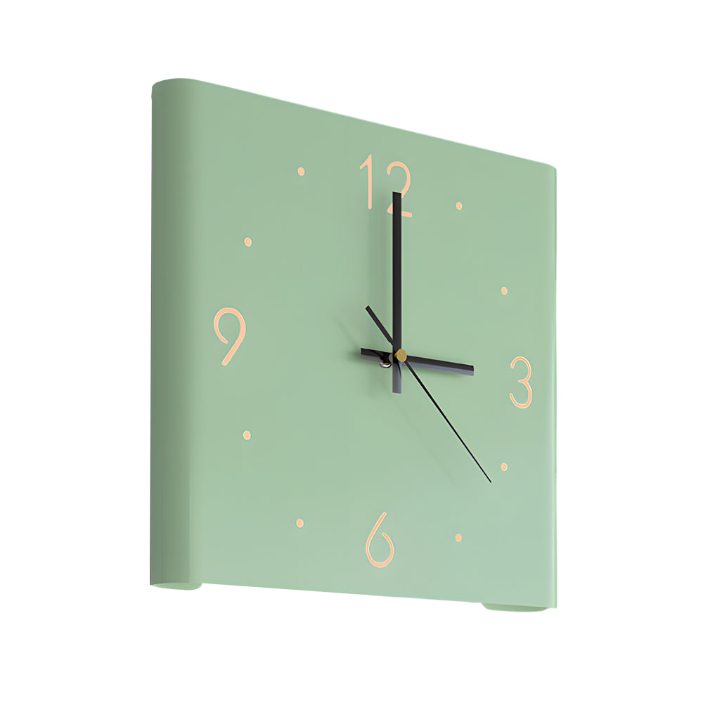 Minimalist Backlit Clock Fixture | Ormexis