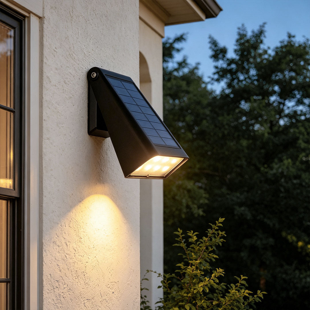 Solar Downlight Exterior Sconce | Ormexis