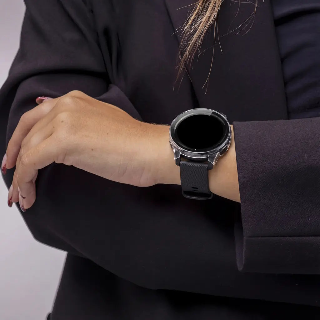 Garmin Vivoactive 5 skyddsfodral med klart glasöverdrag