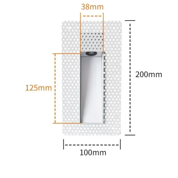 Perfora geometrische Wandleuchte | Ormexis