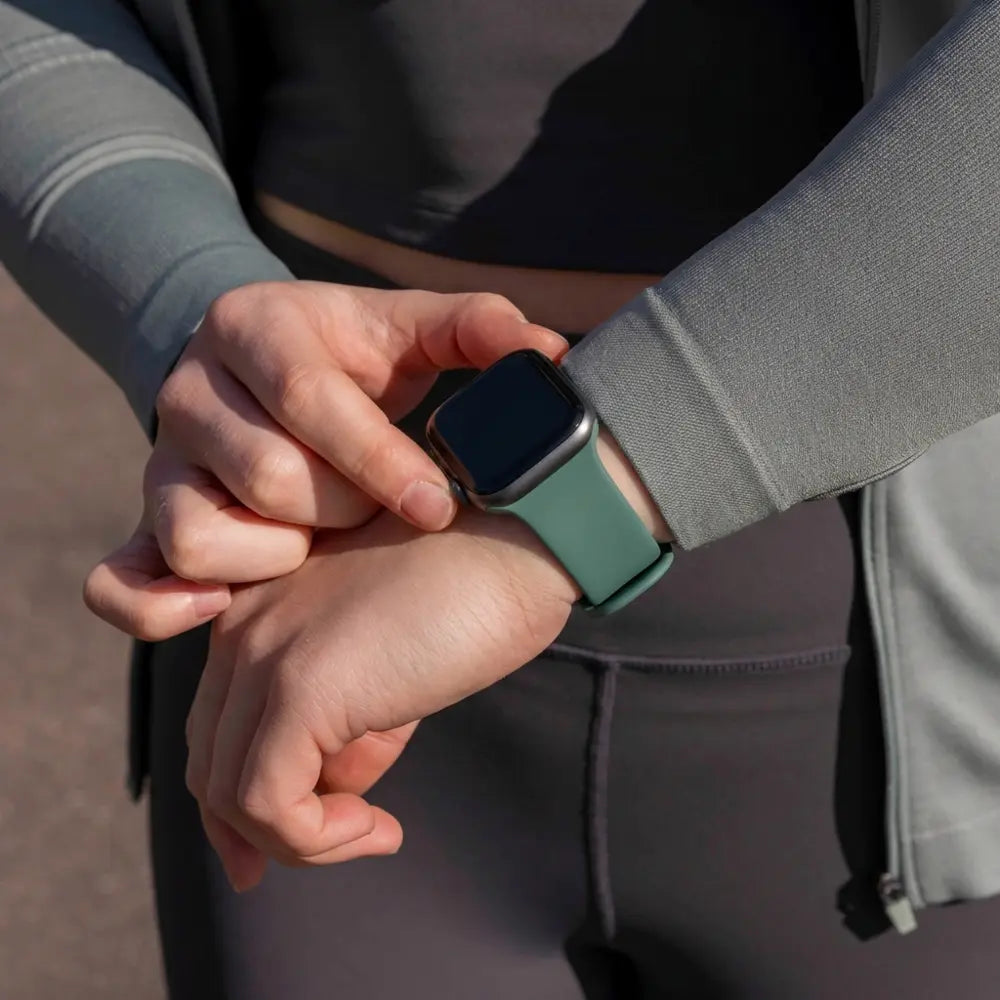 Apple Watch Silicone Strap With Cactus Pattern Design