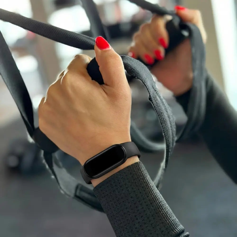 Czarny silikonowy pasek zamienny do Xiaomi Mi Band 5