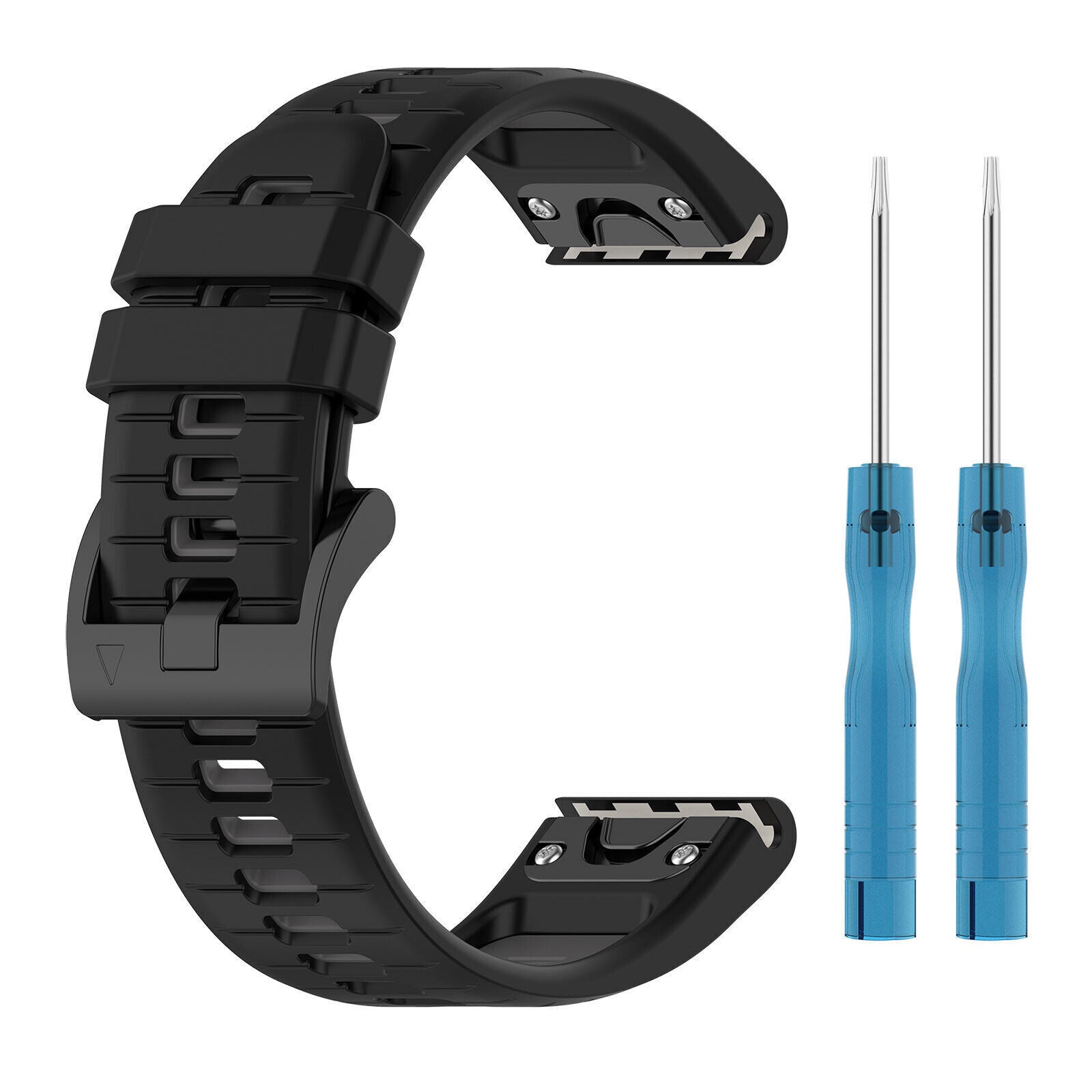 Sportovní řemínek Garmin Fenix 5/6 s přezkou černý a šedý