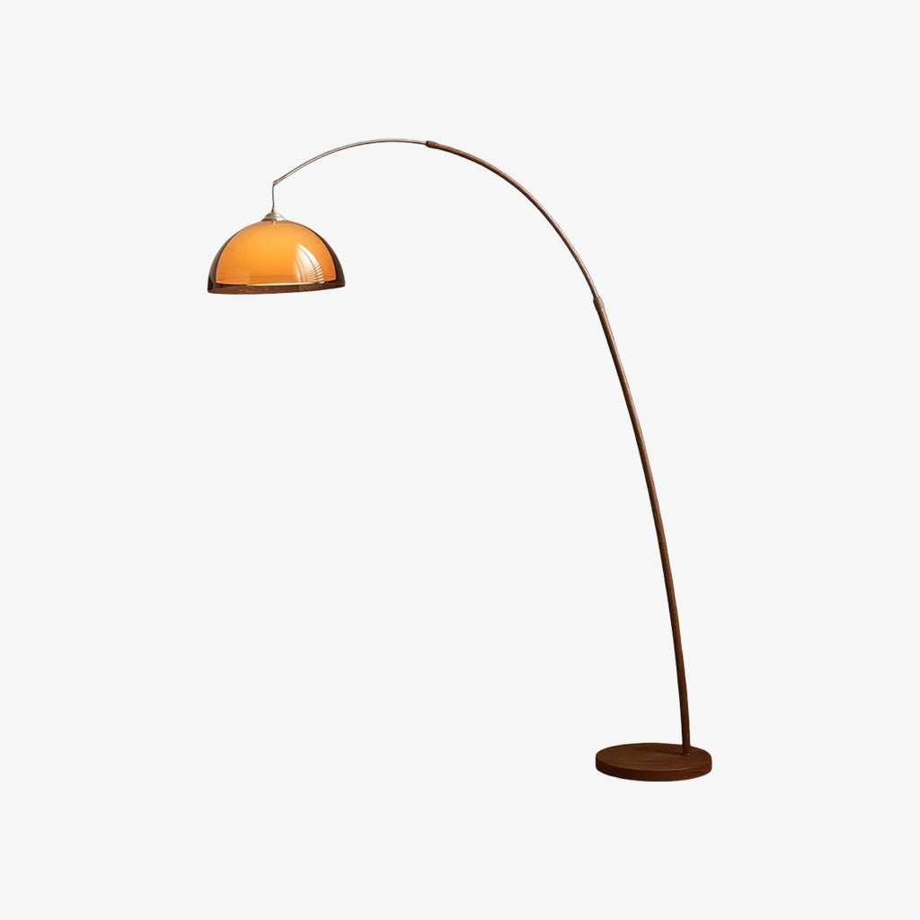 Podłogowa lampa z kloszem kopułowym i łańcuszkiem | Ormexis