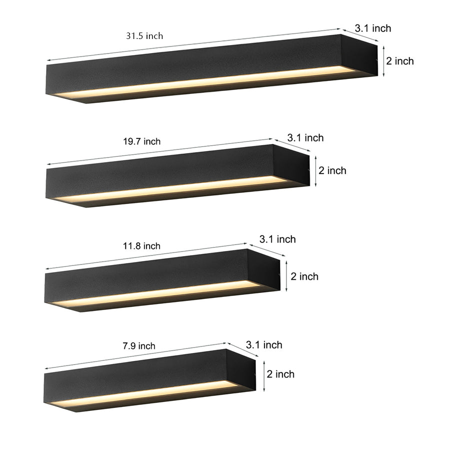 Veltrix Linear Outdoor Wall Sconce | Ormexis