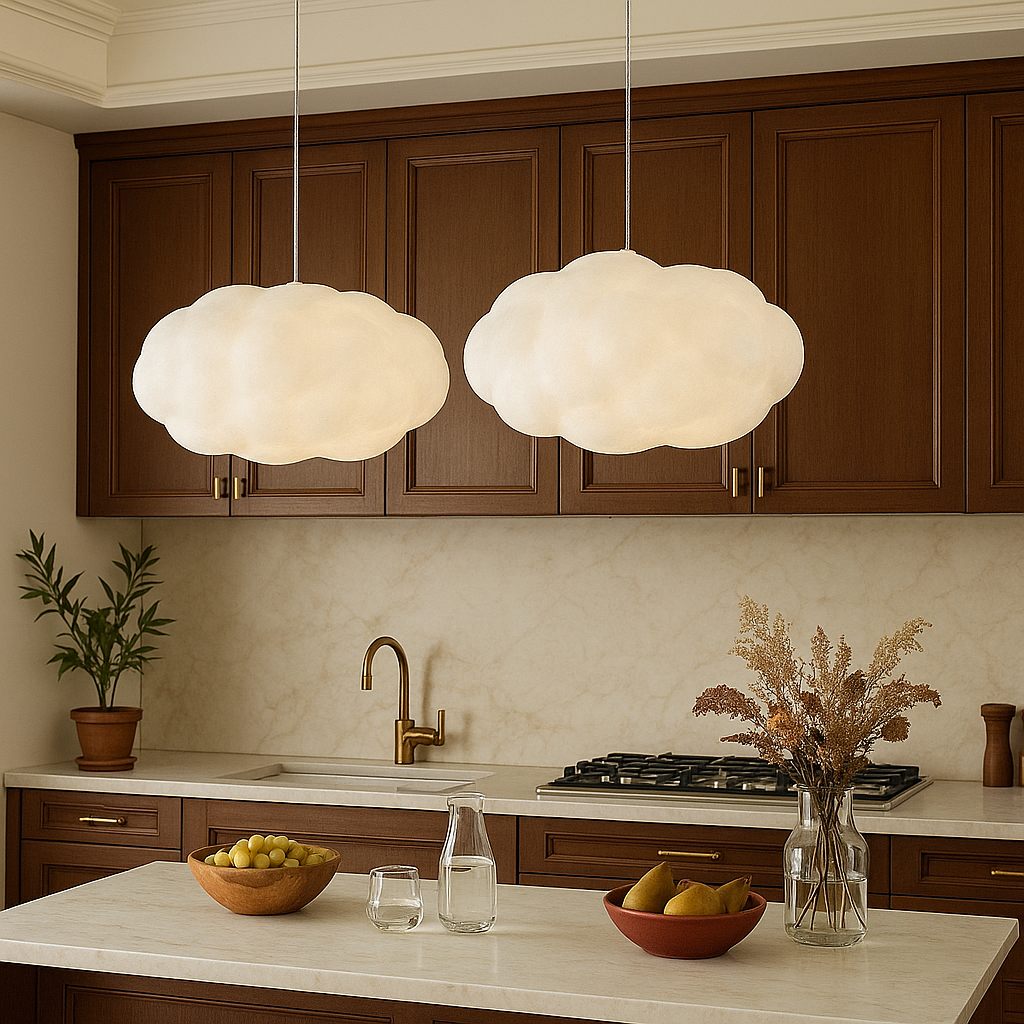 Suspension nuage sculptée scandinave | Ormexis