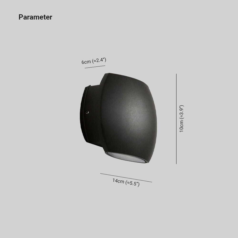 Candeeiro de parede geométrico Contour | Ormexis