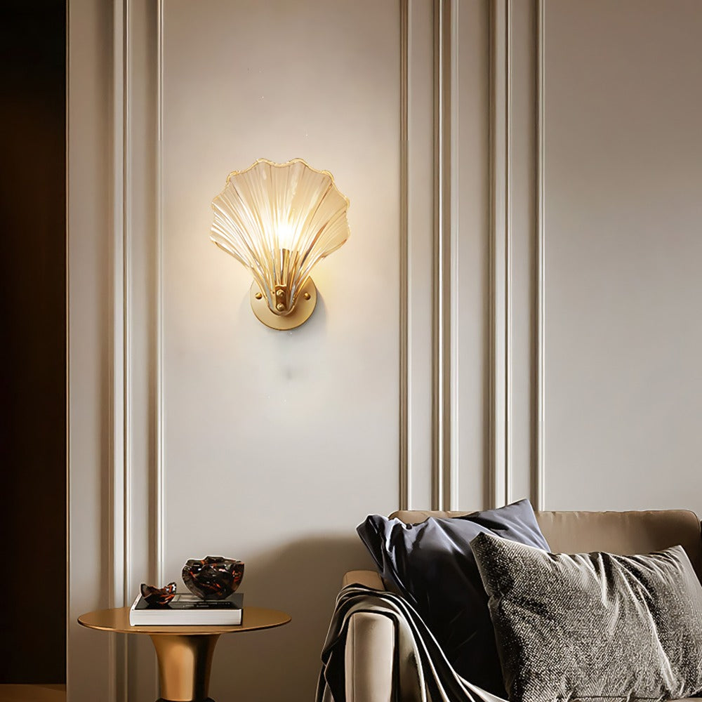 Art Nouveau Shell Wall Sconce | Ormexis