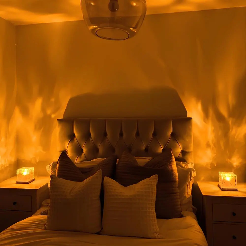 Molten Glass Cube Lamp | Ormexis