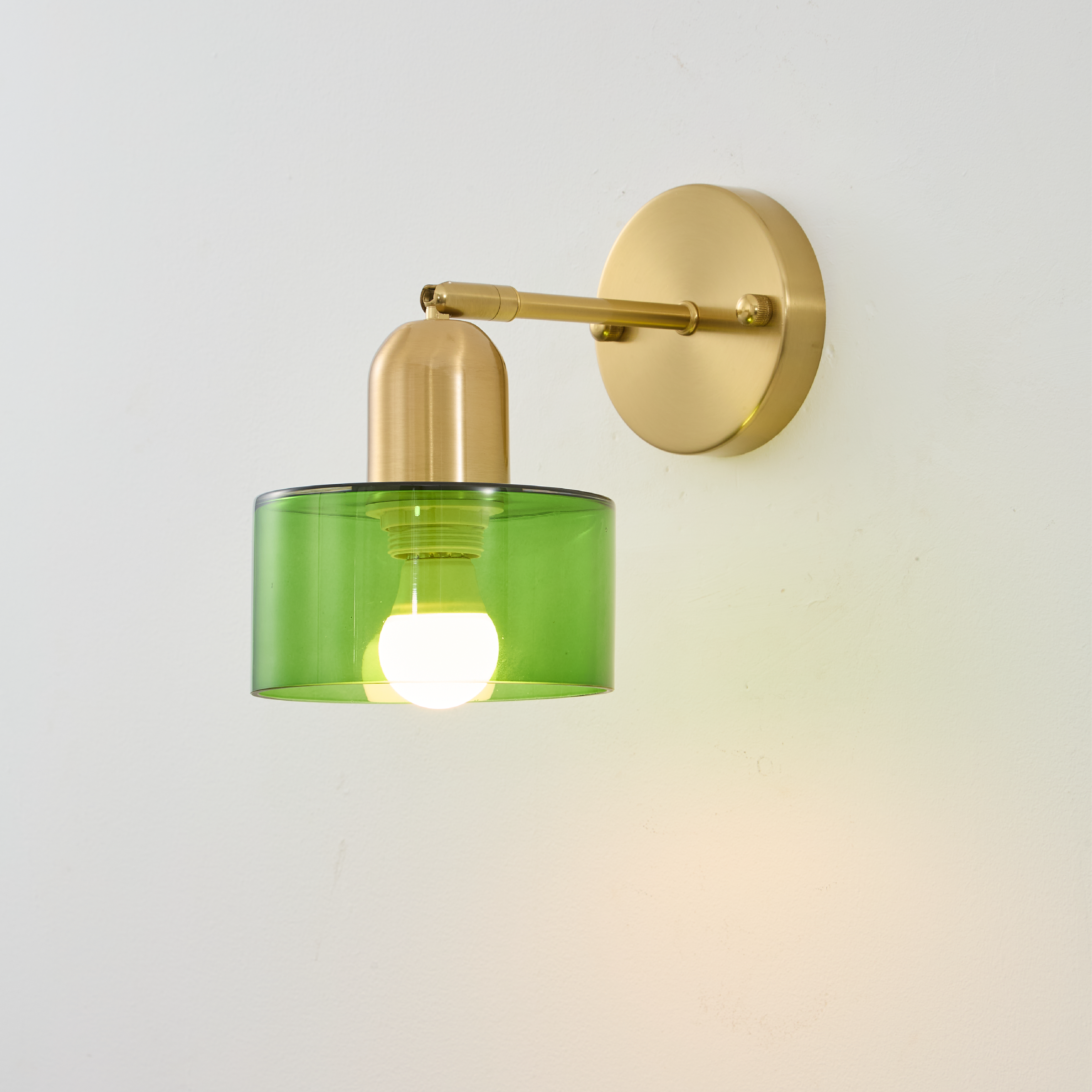 Bauhaus Colored Glass Wall Light | Ormexis
