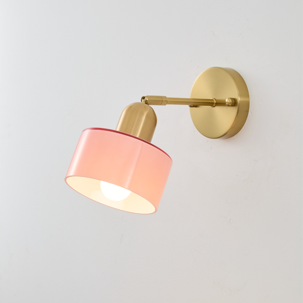 Bauhaus Colored Glass Wall Light | Ormexis
