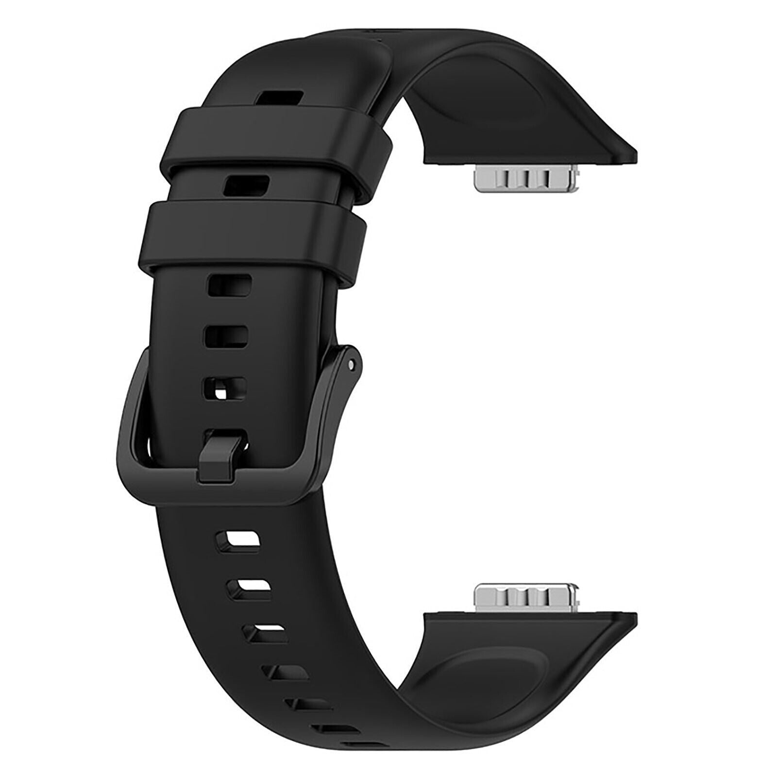 Pulseira de Substituição em Silicone Preto para Huawei Watch Fit 2