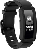 Pulseira de Silicone Preta de Substituição para Fitbit Ace 2