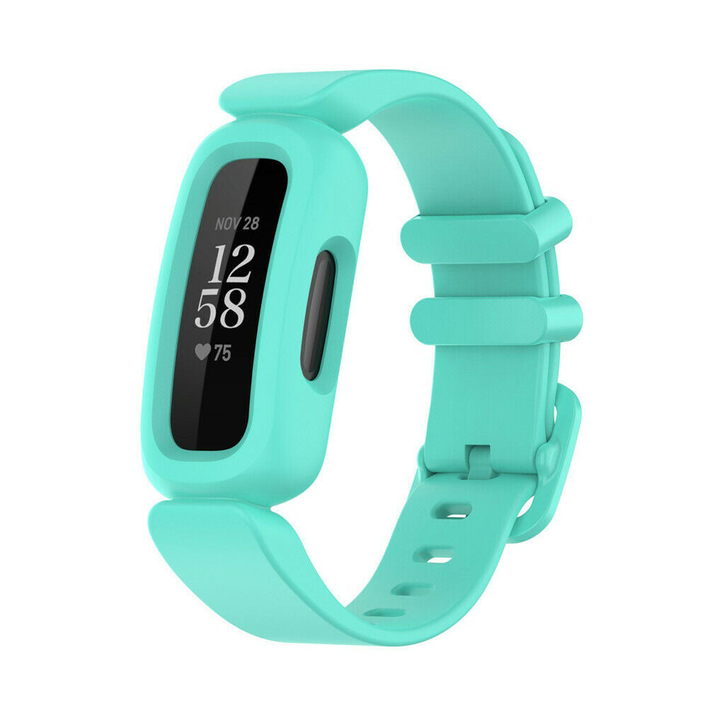 Aqua Silicone Band Compatible With Fitbit Ace 3 Tracker