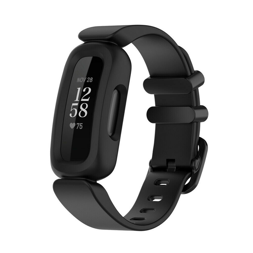 Fitbit Ace 3 Black Silicone Replacement Band Strap