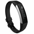 Schwarzes Silikonarmband Ersatz für Fitbit Alta (HR)